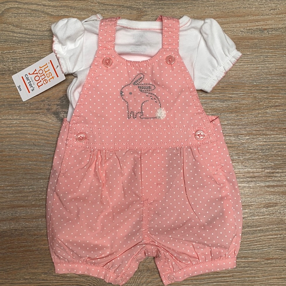 Brand New Carter’s pink Easter Bunny outfit!